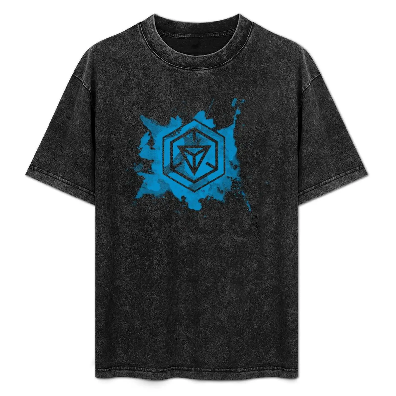 Ingress Resistance Splatter T-Shirt oversized t shirt anime clothes mens t shirt graphic