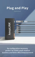 5-Port Multi-Gigabit 2.5Gbps Unmanaged Plug and Play Network Ethernet 2.5G Switch 4