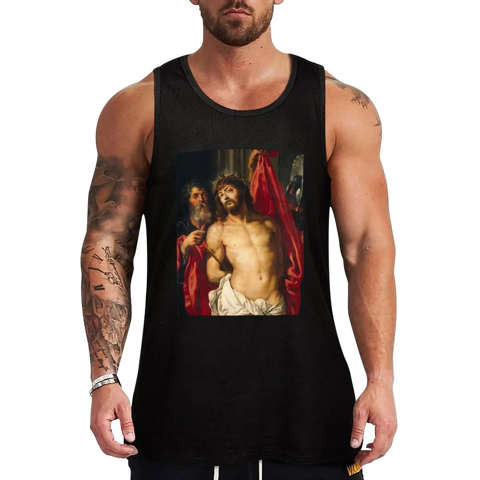 

Jesus Christ: Ecce Homo , Rubens, 1612 Tank Top Men's singlets t-shirts for men Men's summer clothes 2024 Gym T-shirts for men