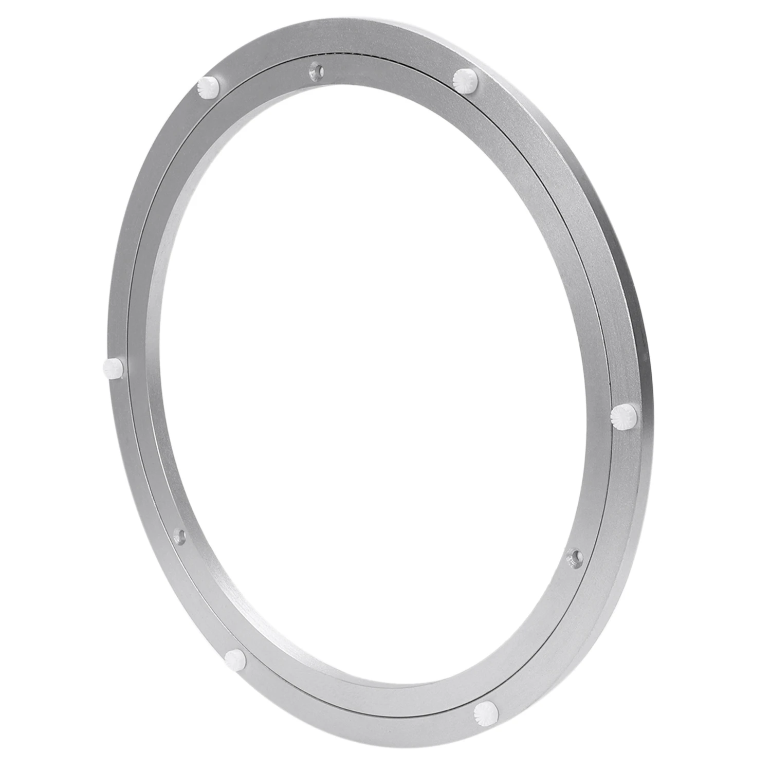 Aluminium Rotating Turntable Bearing Swivel Plate 12 Inch Silver &LICG