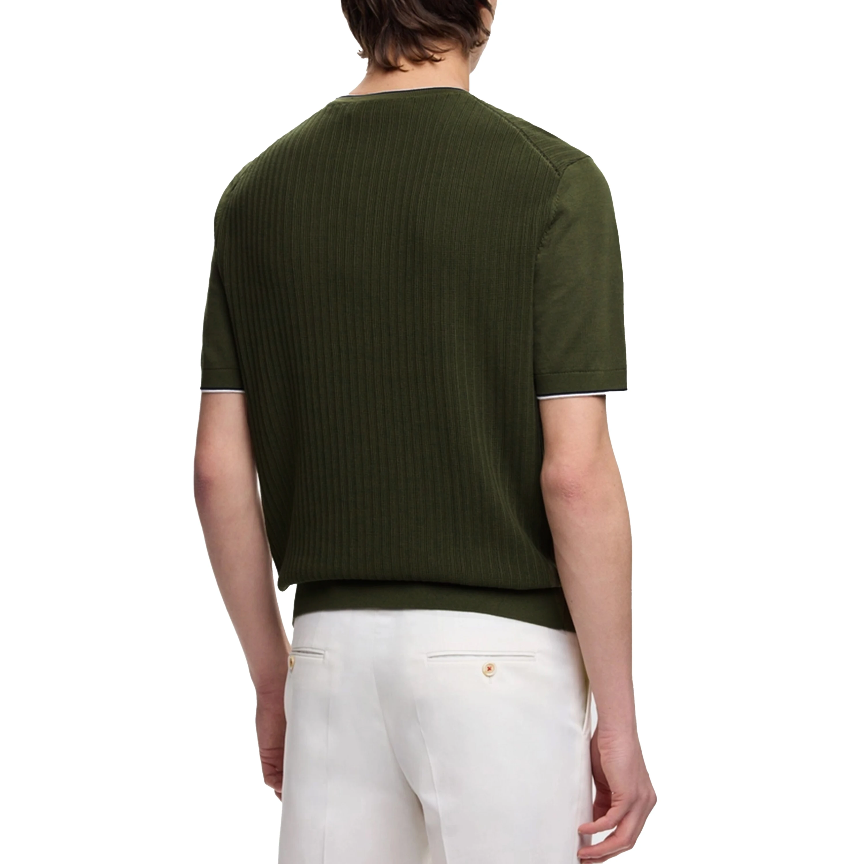 New Mens T Shirts Cotton Mens Casual Short Sleeve Solid O Neck Soft Slim T-Shirts Basic 2025 Men's