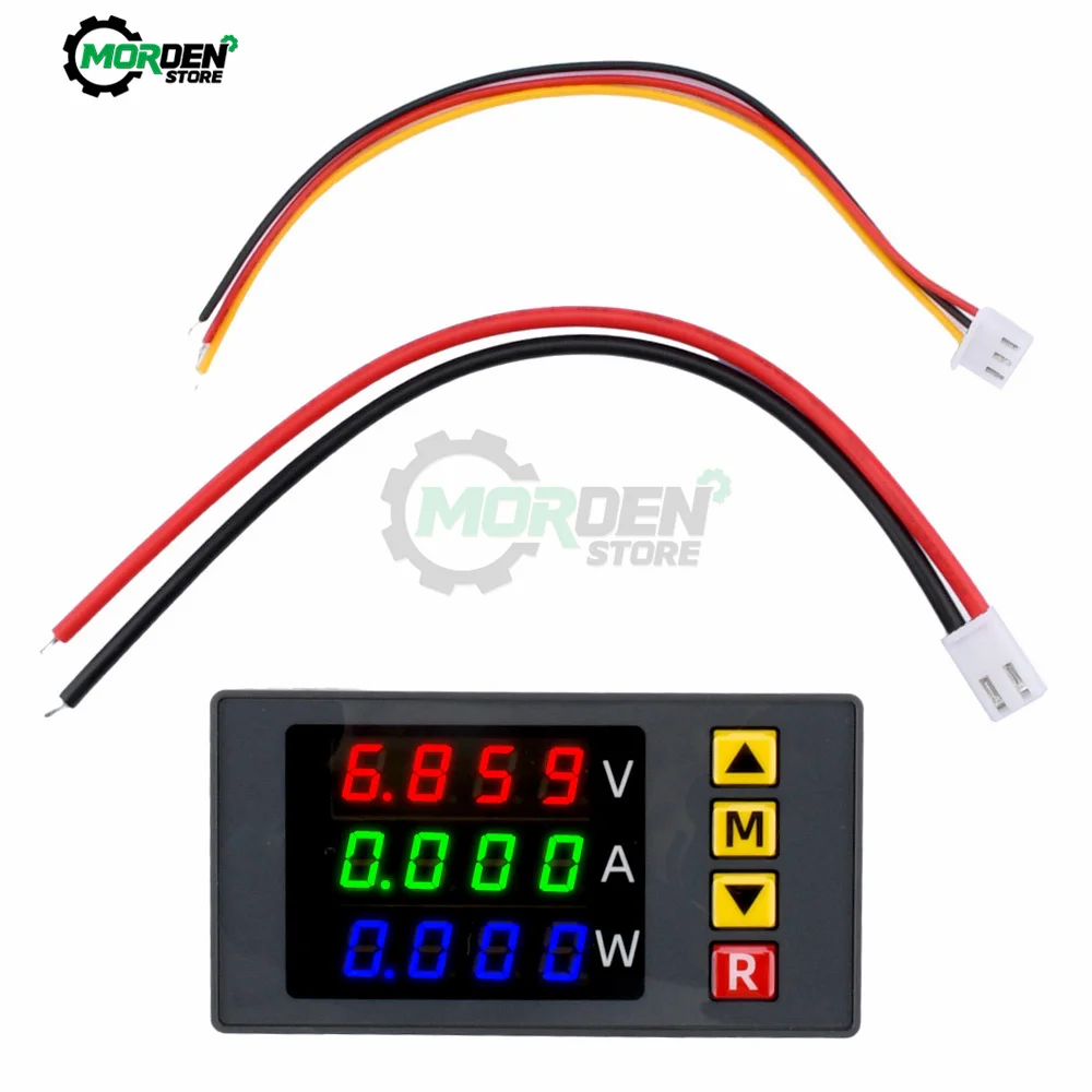 Imagem -04 - Led Digital Voltímetro Amperímetro Wattímetro Corrente Energia Medidor Detector Tester Fonte de Alimentação Ferramenta Eletricista 00001000w 4bit