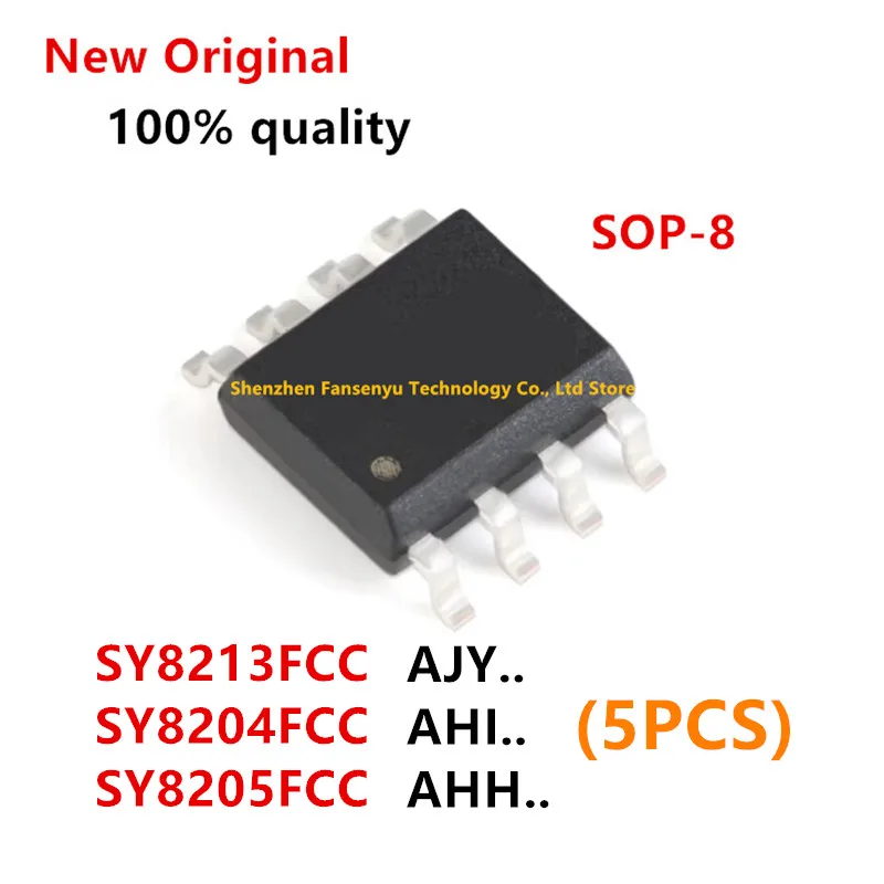 

(5piece) 100% New SY8213FCC SY8213 AJY.. SY8204FCC SY8204 AHI.. SY8205FCC SY8205 AHH.. sop-8 Chipset