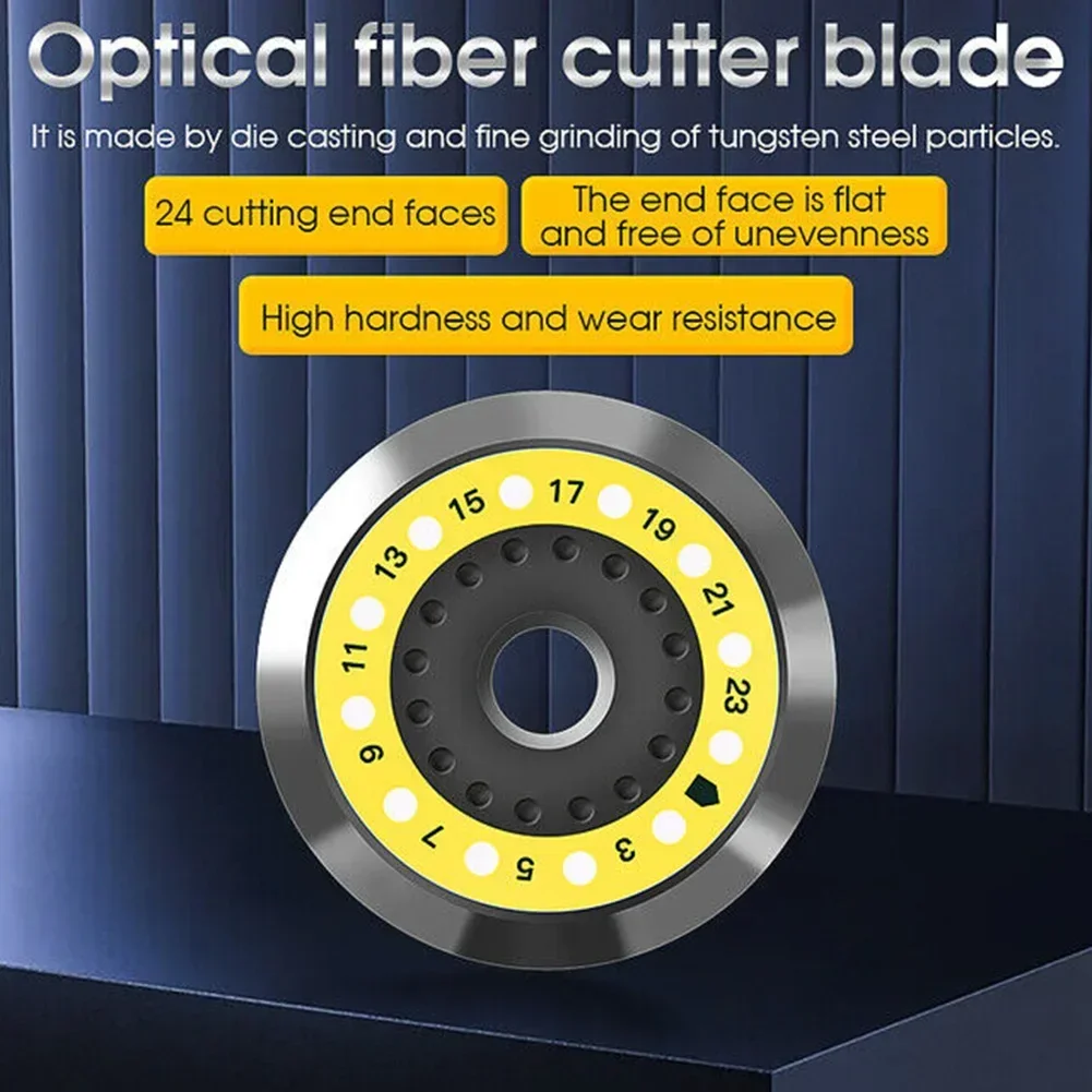 FTTH Fiber Optic Cutting Machine Blade Replacement Blade16 Bit End Face Blade FC-6S 6S 7S X0 S 2 30S X2 X3