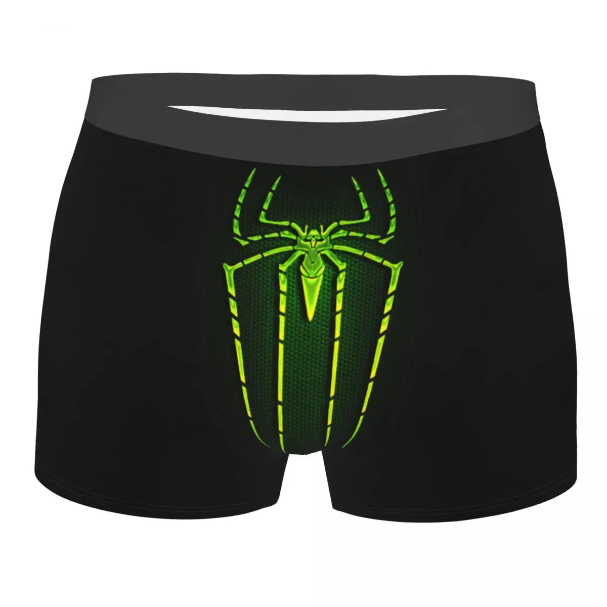 Custom Male Novelty Classic Animal Spider Underwear Boxer Briefs Stretch Shorts Panties Underpants