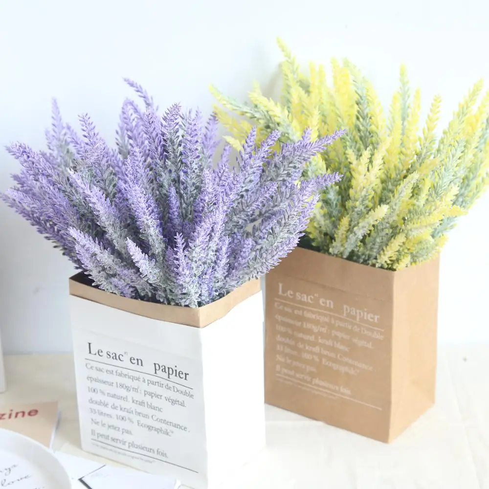 Romantic Provence decoration lavender flower silk artificial flowers grain decorative Simulation of aquatic plants