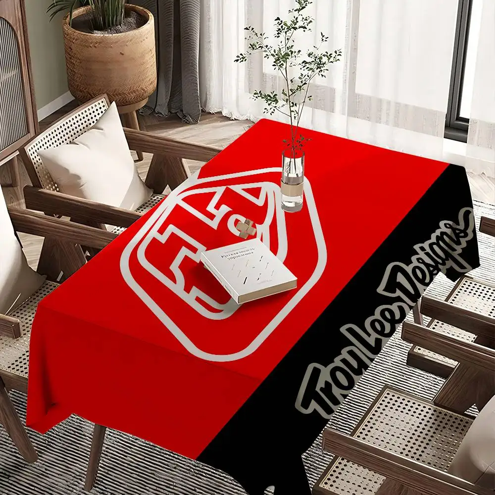 تروي لي تصميم مفرش المائدة الشاي القهوة مفرش طاولة القماش مقاوم للماء جدار موقد رف مستطيلة مأدبة الزفاف ديكور المنزل