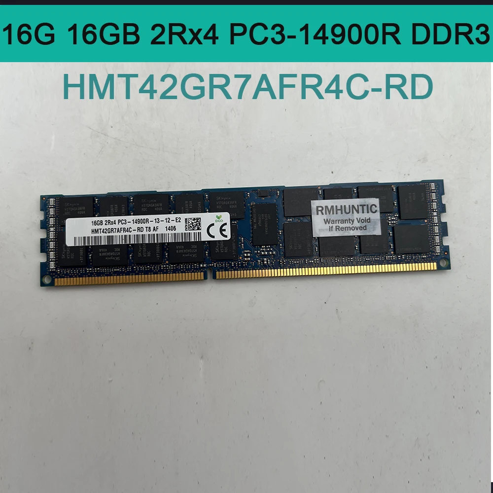 1 PCS Server Memory For SK Hynix RAM 16G 16GB 2Rx4 PC3-14900R DDR3 1866 ECC REG HMT42GR7AFR4C-RD