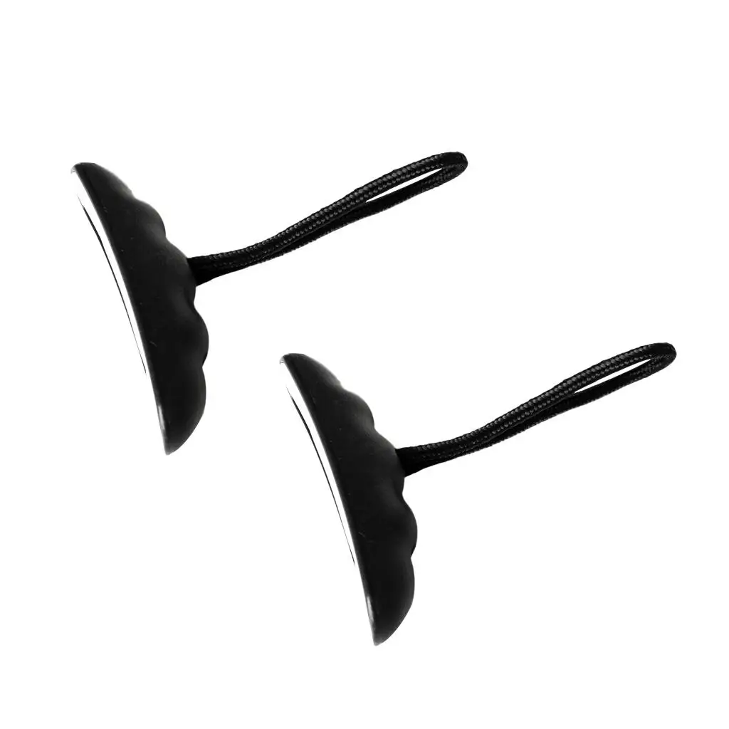 Replacement Kayak Pull Handle Set Nylon Cord Grip Universal Fit for Semi Rigid Boat Canoe Side Mount Use