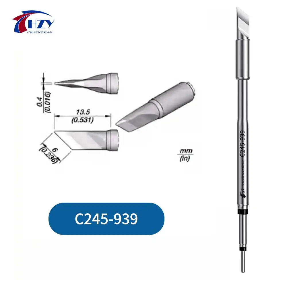 HZY C245 Serie Lötspitzen I/IS/K/SK/939/945/966 Universeller T245-Griff für T245-Lötstation Handy-Reparaturwerkzeuge