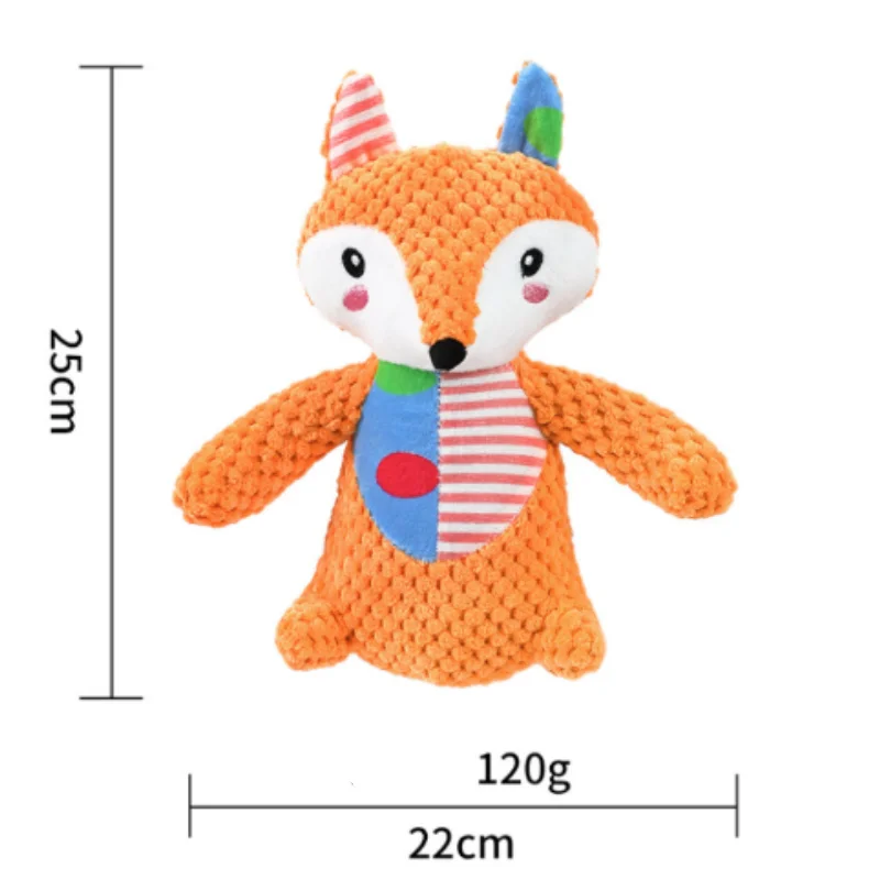 Strapazierfähiges Haustier-Hunde-Plüschtier für kleine Rassen – quietschendes Kauspielzeug in Tierform für Chihuahua Yorkshire Bichon Welpen – Detail 31