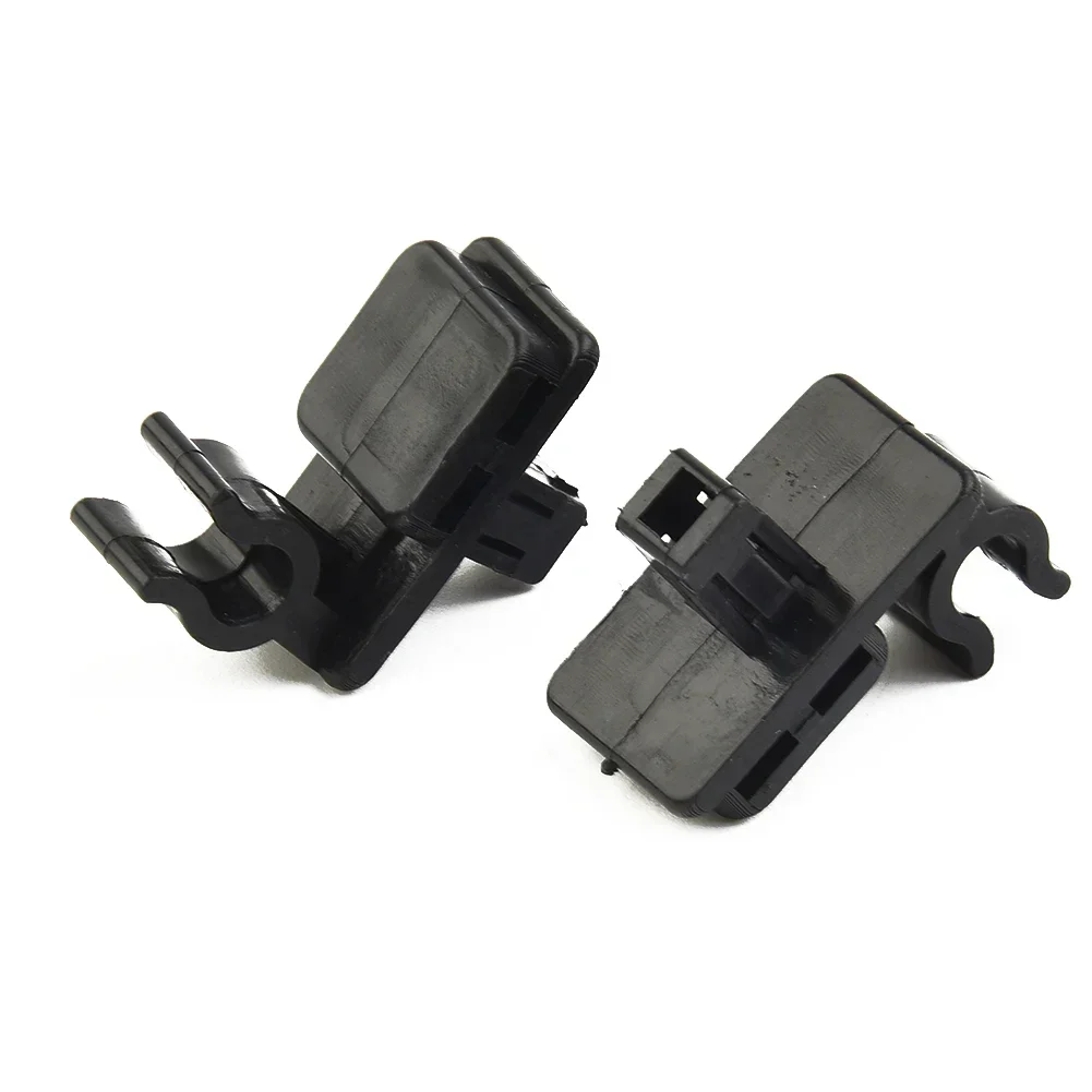 2x Clip Hood Prop Rod Clamp Black Support Prop Stay Clip For Isuzu Trooper Rodeo LUV Brava Interior Accessories