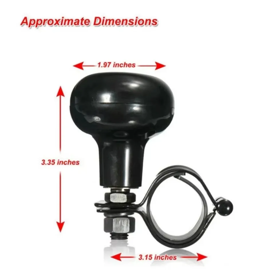 1pcs Universal Car Truck Steering Wheel Aid Power Handle Assister Spinner Knob Ball Steering Wheel Accessories 1PC