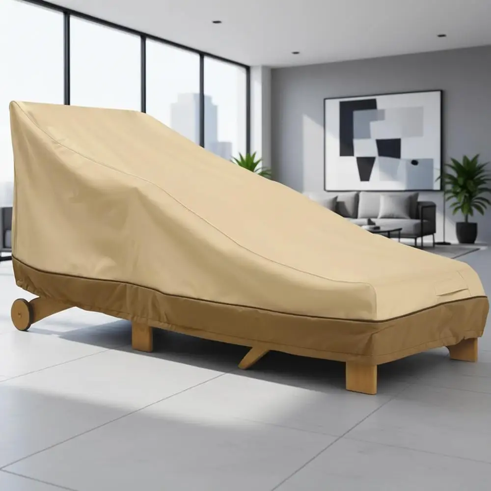

86 Inch Waterproof Outdoor Chaise Lounge Cover for Patio Furniture