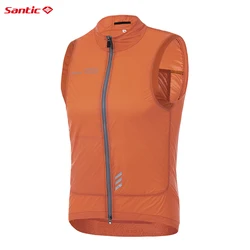 Santic Cycling Vest Summer Cycling Suit Vest Road Bike Ultra Light Windproof Riding Vest for Men and Women