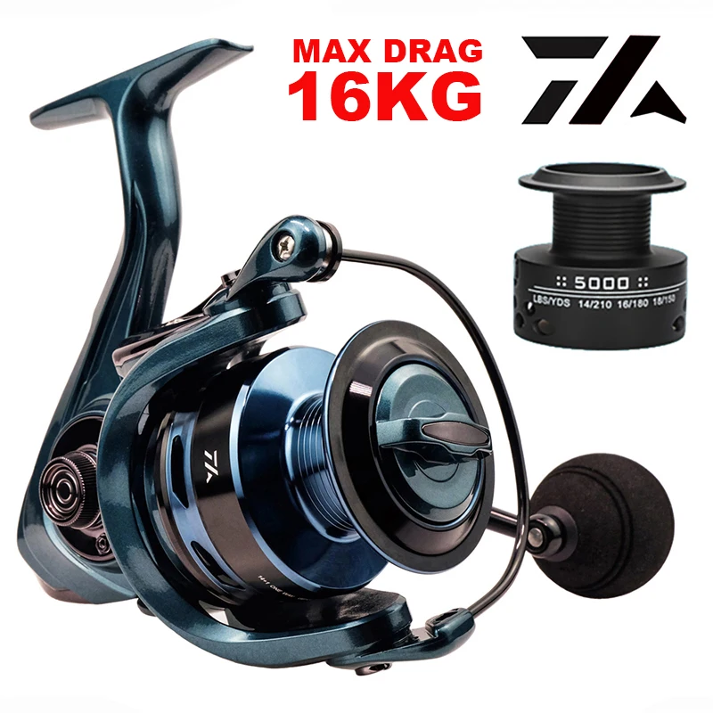 Double Spool Spinning Fishing Reel Metal Arm l Fishing Reels Saltwater Carp Feeder Baitcast Casting Reel