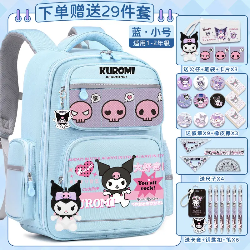 Sanrio New Clow M Student Schoolbag Cute Cartoon Large Capacity Casual and Lightweight Shoulder Pad Backpack