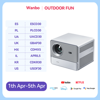Wanbo DaVinci 1 Pro Projector Google TV11.0  Proyector 1080P 4K Home Theater Auto Focus 5G WiFi Bluetooth Portable Projector