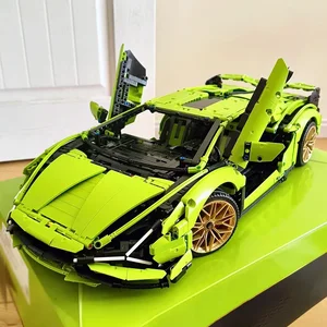 3696 Buah Blok Bangunan Lamborghini Teknis Model Mobil Teknis Kompatibel 42115 Kit Bata Roadster SIAN Hadiah Mainan Anak Laki-laki 8 penjualan terbaik lego 42110 - №