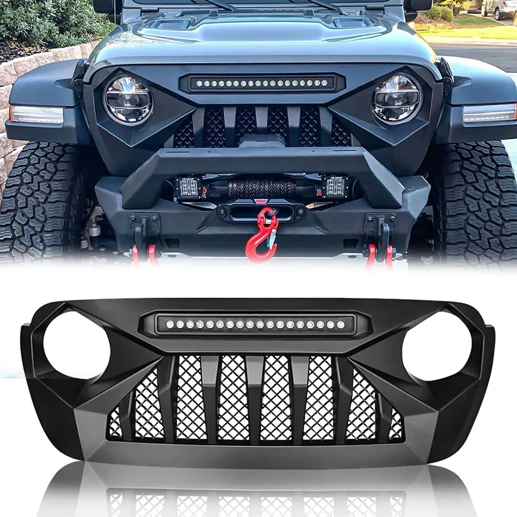 

Wholesale for accessories 4x4 offroad Front car Grille For JEEP Wrangler JL