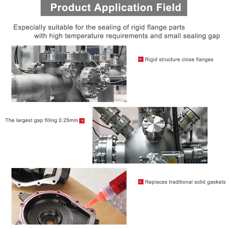 515 flange avião selante anaeróbico flange adesivo flexibilidade camada flange junta vedação cola à prova dwaterproof água calafetagem & tubo de vedação