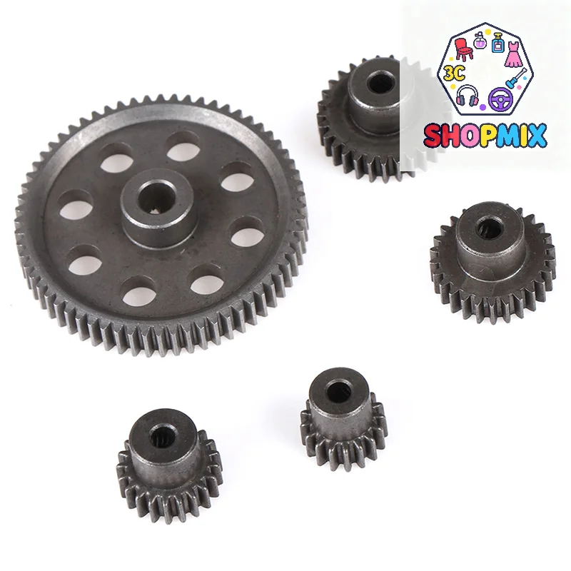 Engranaje Principal Diferencial de Metal HSP, 17T/21T/26T/29T/64T, Engranaje de Piñón