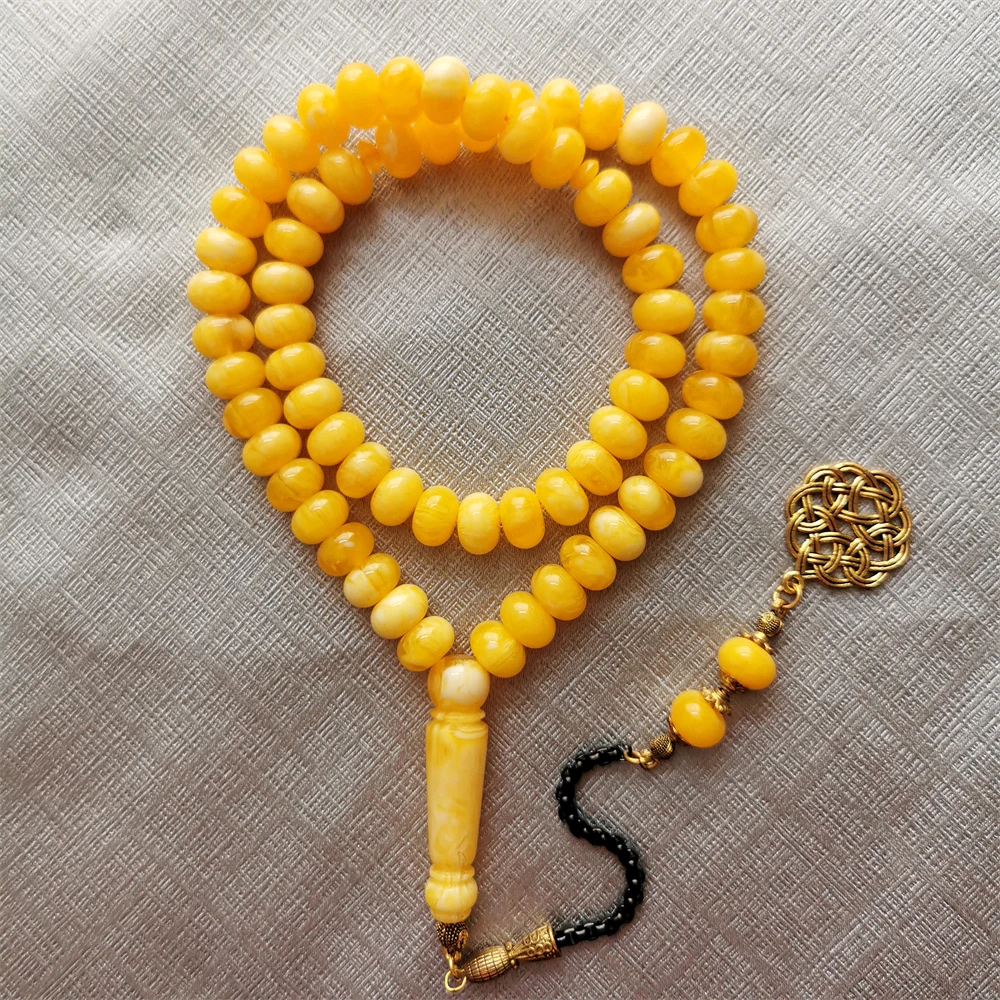 

islamic prayer beads 7*11mm 66pcs flat rosary bead Tasbih Muslim resin Misbaha 2021 new Eid Ramadan Gift arab misbaha