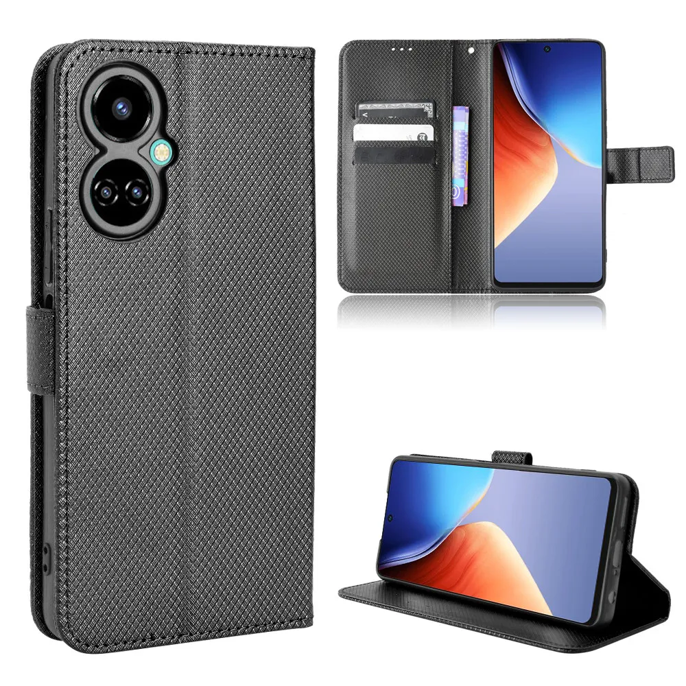 For Tecno Camon 19 Case Luxury Flip Diamond Pattern Skin PU Leather Wallet Case For Tecno Camon 19 Pro Neo 5G Camon19 Phone Bag