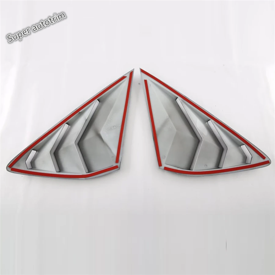 Car Rear Triangle Window Shutters Louver Blinds Sunshade Cover Trim Accessories Exterior For Honda Accord Sedan 11th 2023 2024