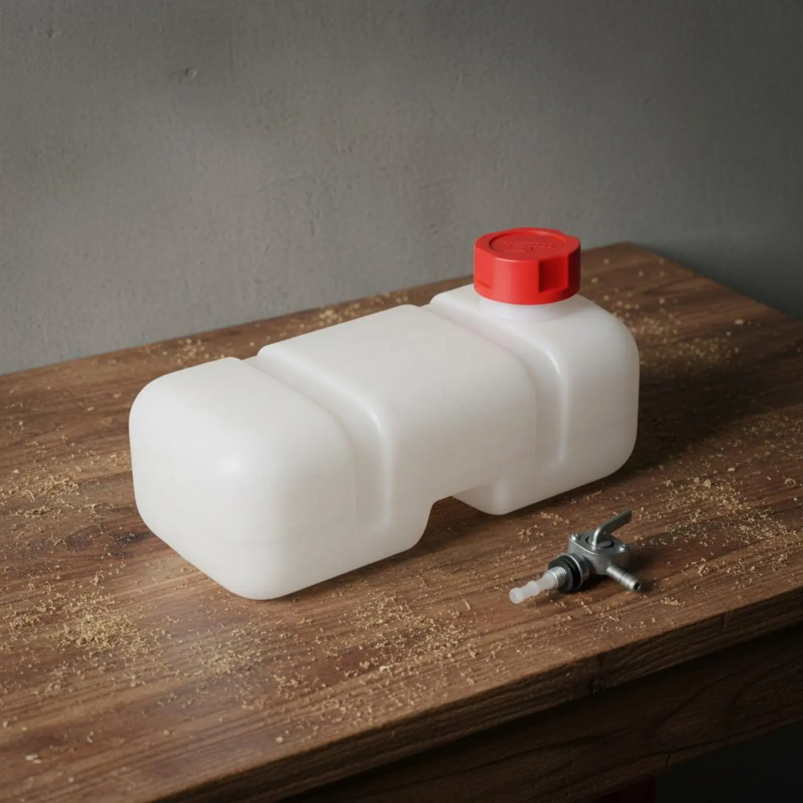 2-Stroke Engine Gas Reservoir Includes Strainer Petrol Engine Energy Reservoir