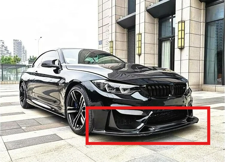 

Easy-Install FORBMW F80 M3 F82 M4 RZA-Style Front Bumper Split Lip Spoiler Carbon Fiber 2015-2019