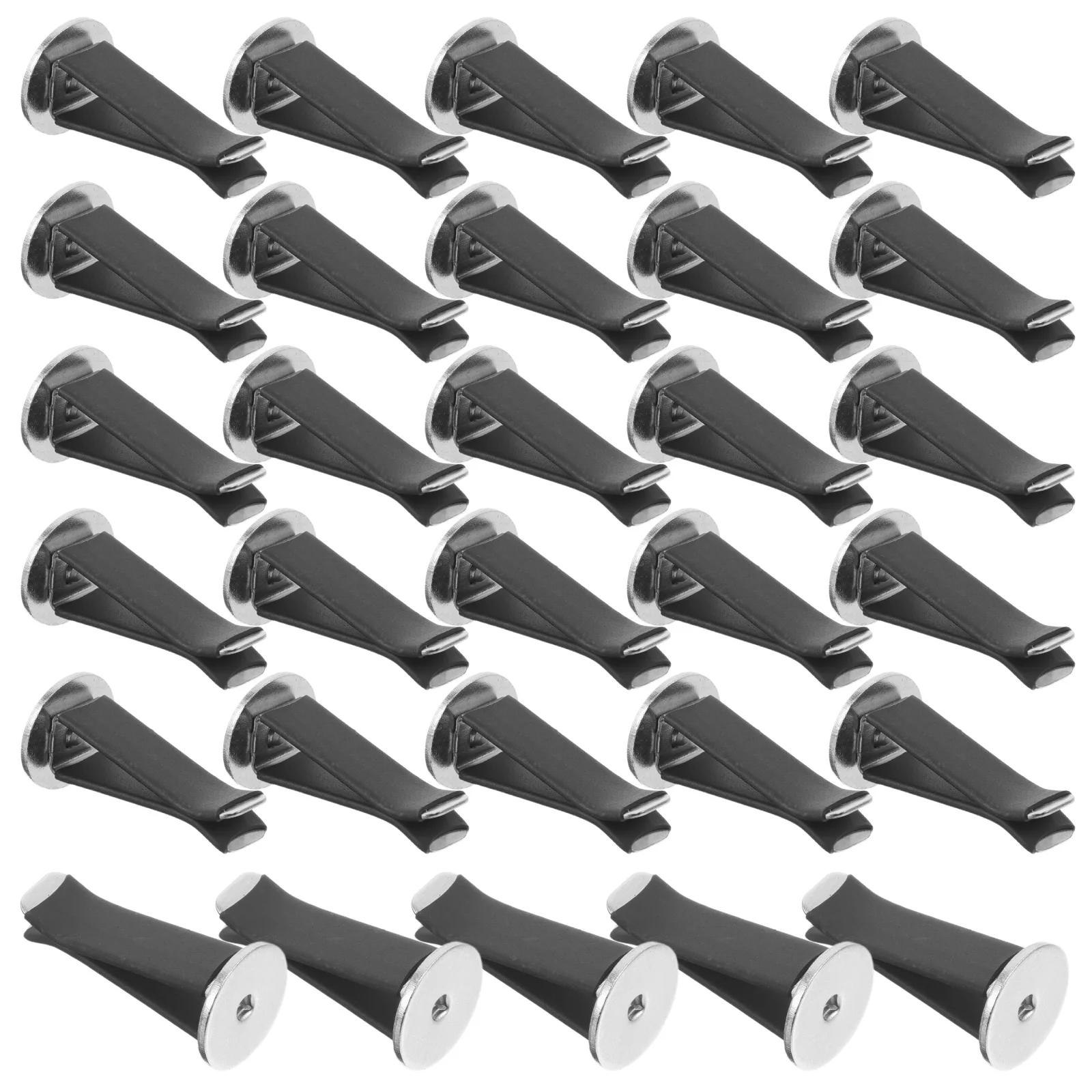 

30pcs Car Air Vent Clip Metal Minimalist Design For Car Outlet Fragrance Holder Durable Vehicle Vent Mount Home Office Decor