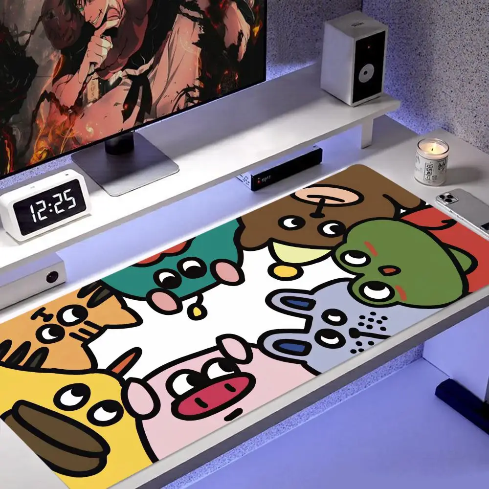 Large mouse pad, office mat, rubber anti-slip mouse pad table mat, PC accessories, desk accessories, universal for all scenarios