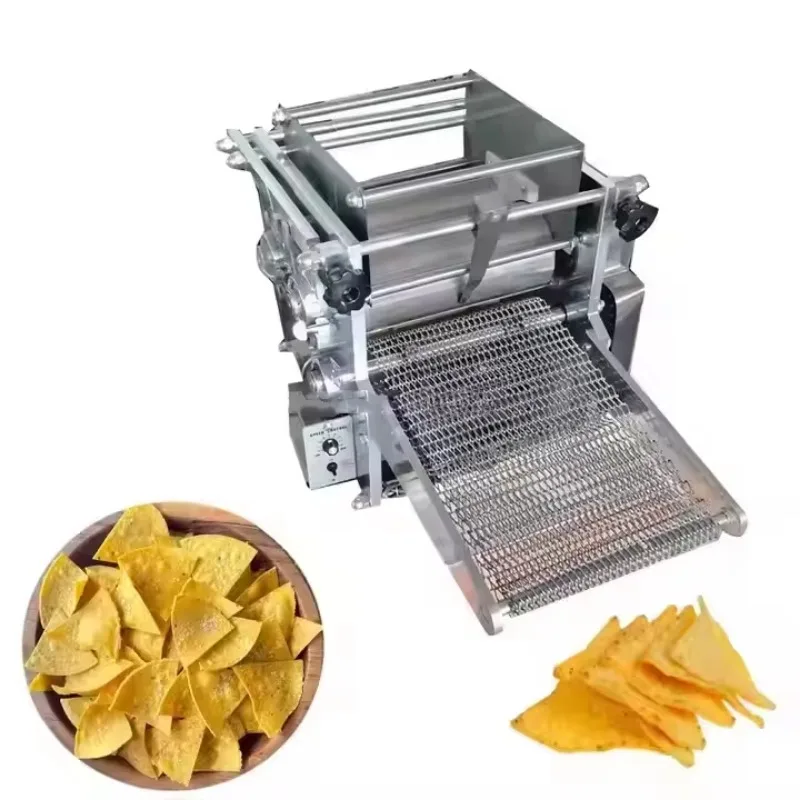 Polymorphic tortilla press triangular tortilla slicer tortilla forming slicer