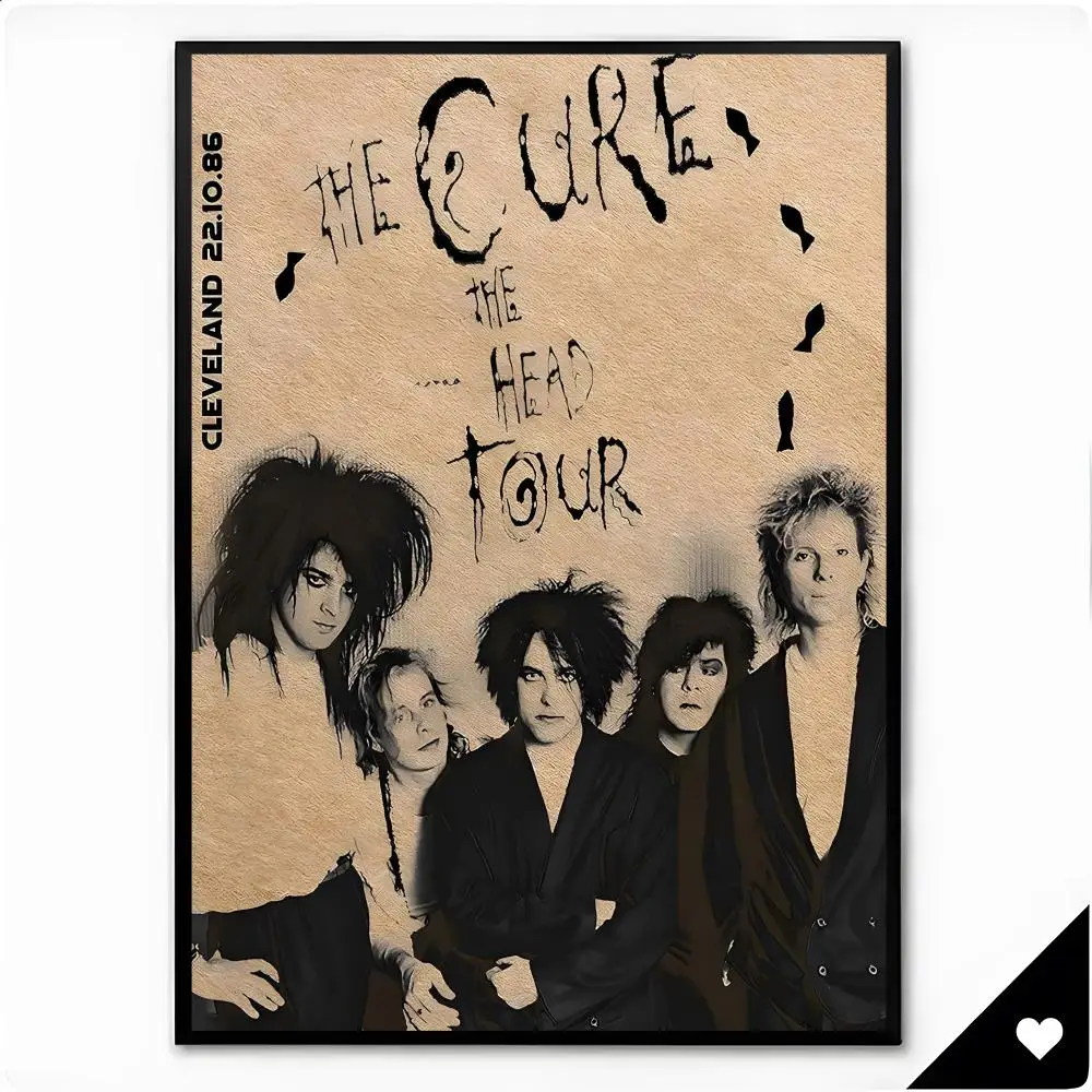 Dreamy Melancholic Music The Cure Poster Premium HD Decor Wall Art for Interior Room Makeover Home Accents Gift