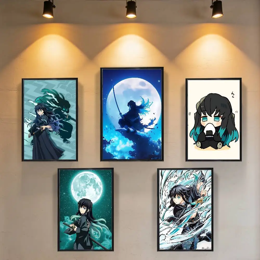 Chilly Genius teenager T-Tokito Muichiro Poster Prints Wall Art Painting Picture Living Room Bar Restaurant Dec Sticker Large