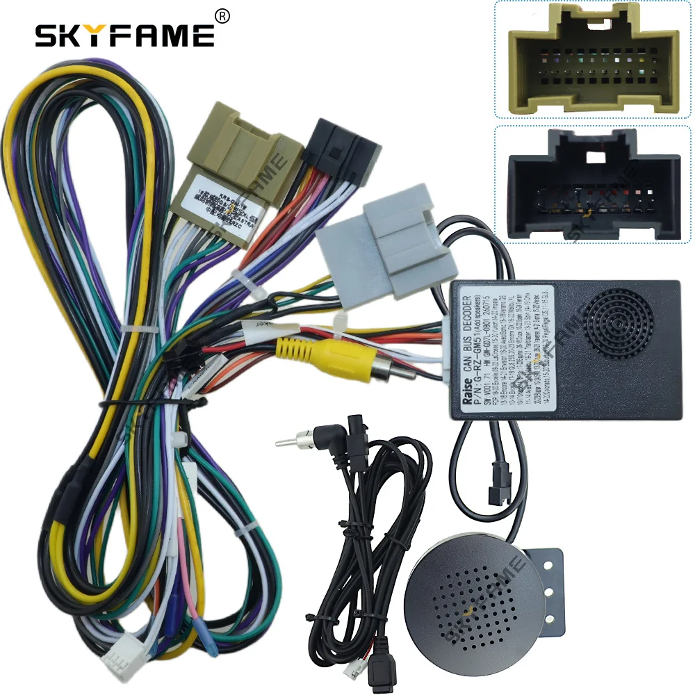 Android Radio Power Cable Car 16pin Wiring Harness Adapter Canbus Box Decoder For Chevrolet Trailblazer Colorado S10 Spark