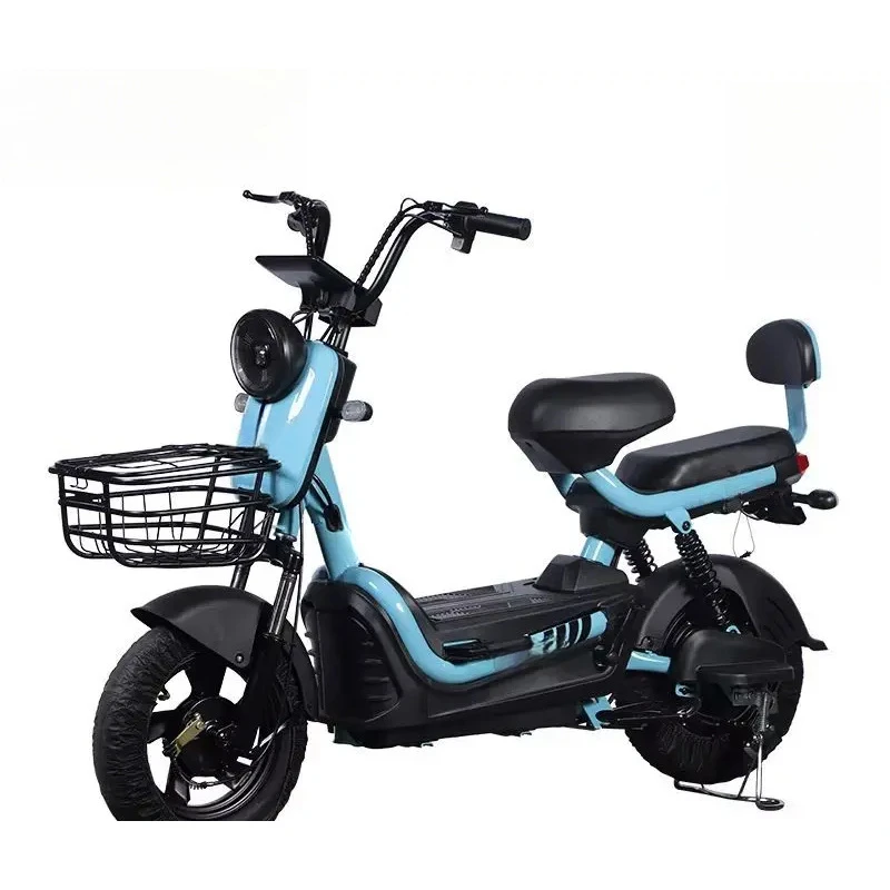 

Высококлассный двухместный электрический мопед-скутер 48В, разрешенный для дорог общего пользования, с увеличенным запасом хода, электрический мотоцикл