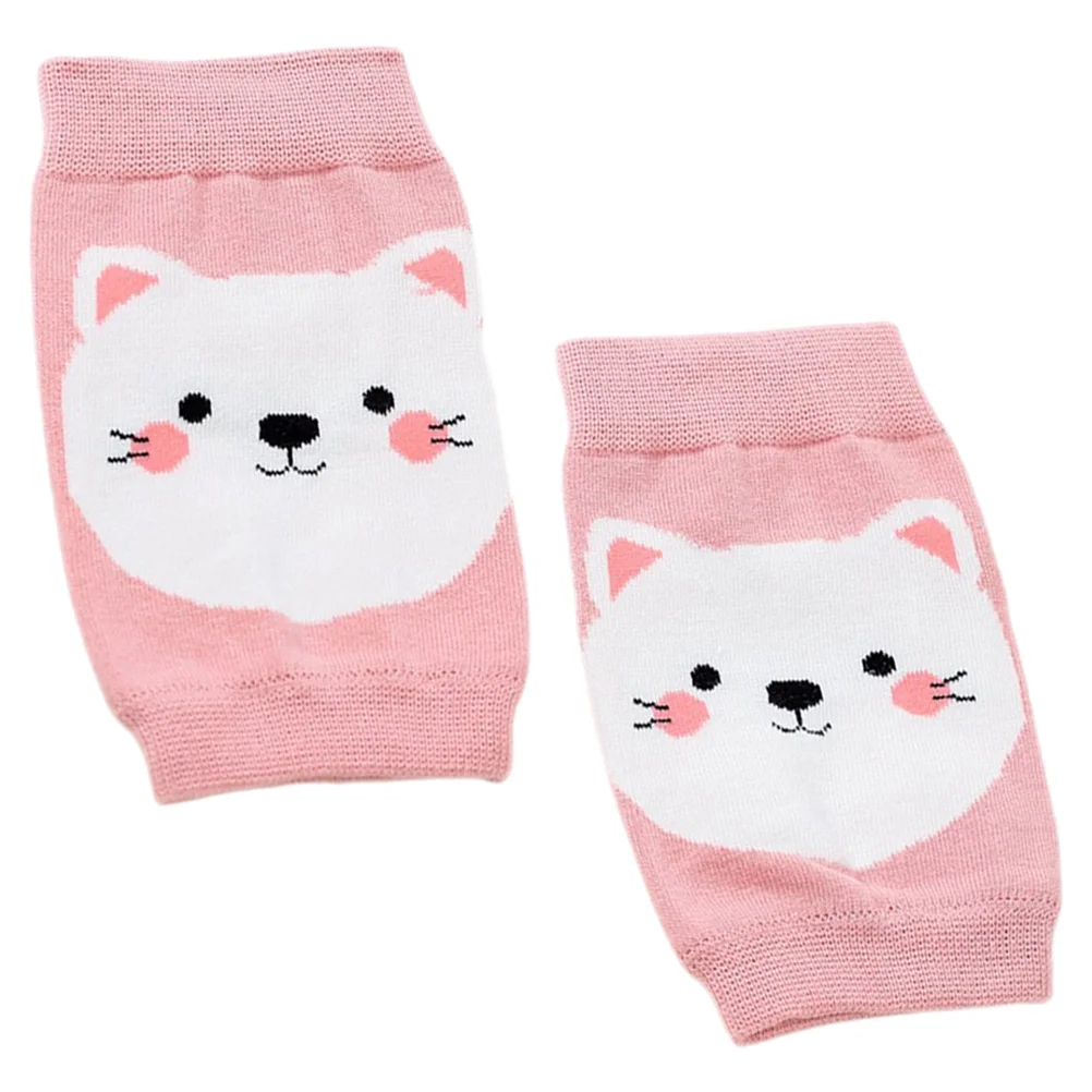 1Pair Baby Crawling Knee Pads Cotton Protective Toddler Pads Comfortable Soft Skin Friendly Crawling Protectors for Infants