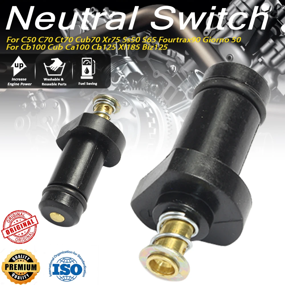 

Style Neutral Switch For Honda CT70 C70 C50 Cub70 XR75 SS50 S65 Fourtrax 90 Giorno 50