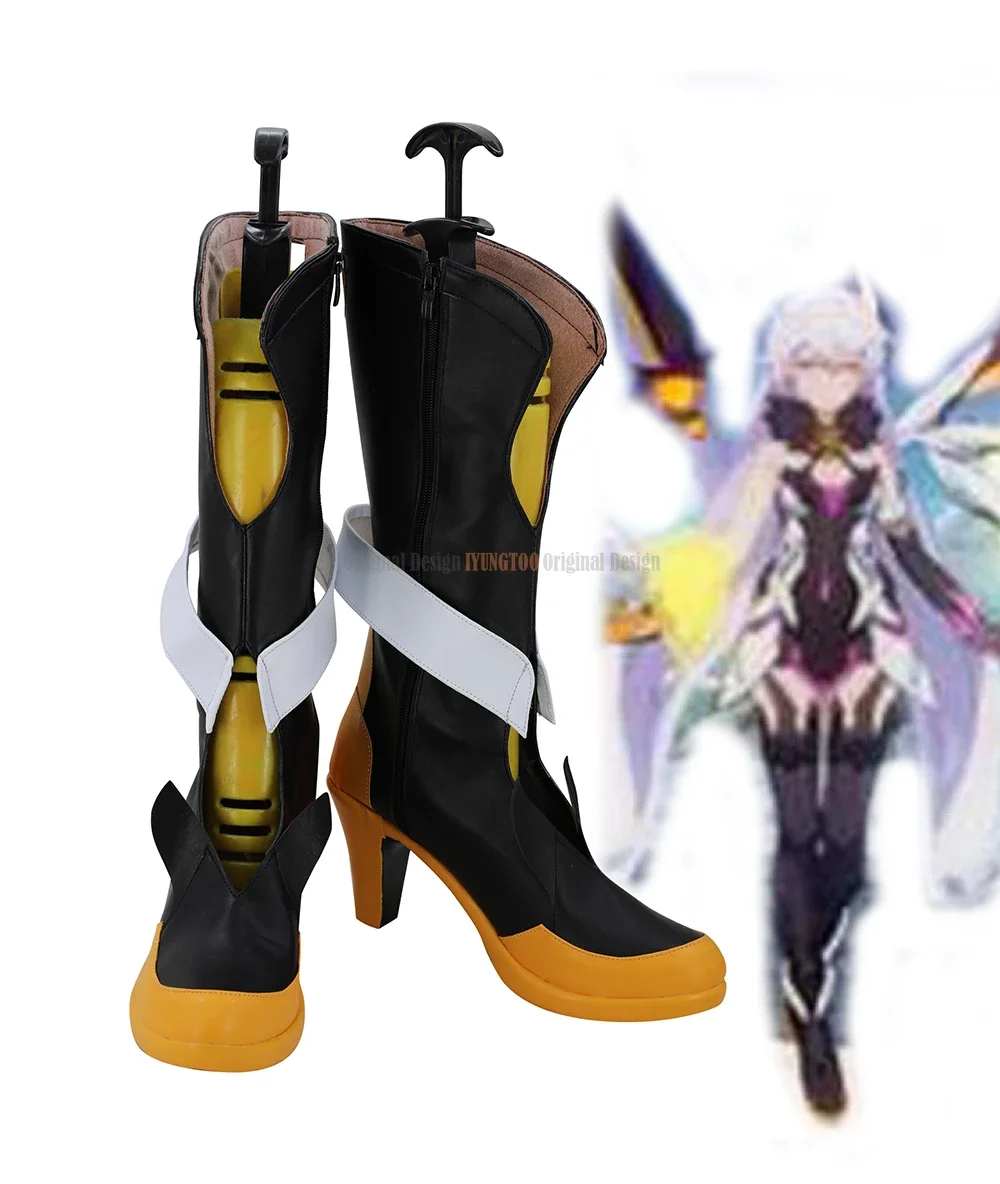 

Kiana Kaslana Shoes Cosplay Honkai Impact 3rd Kiana Kaslana Cosplay Boots High Heel Shoes Unisex
