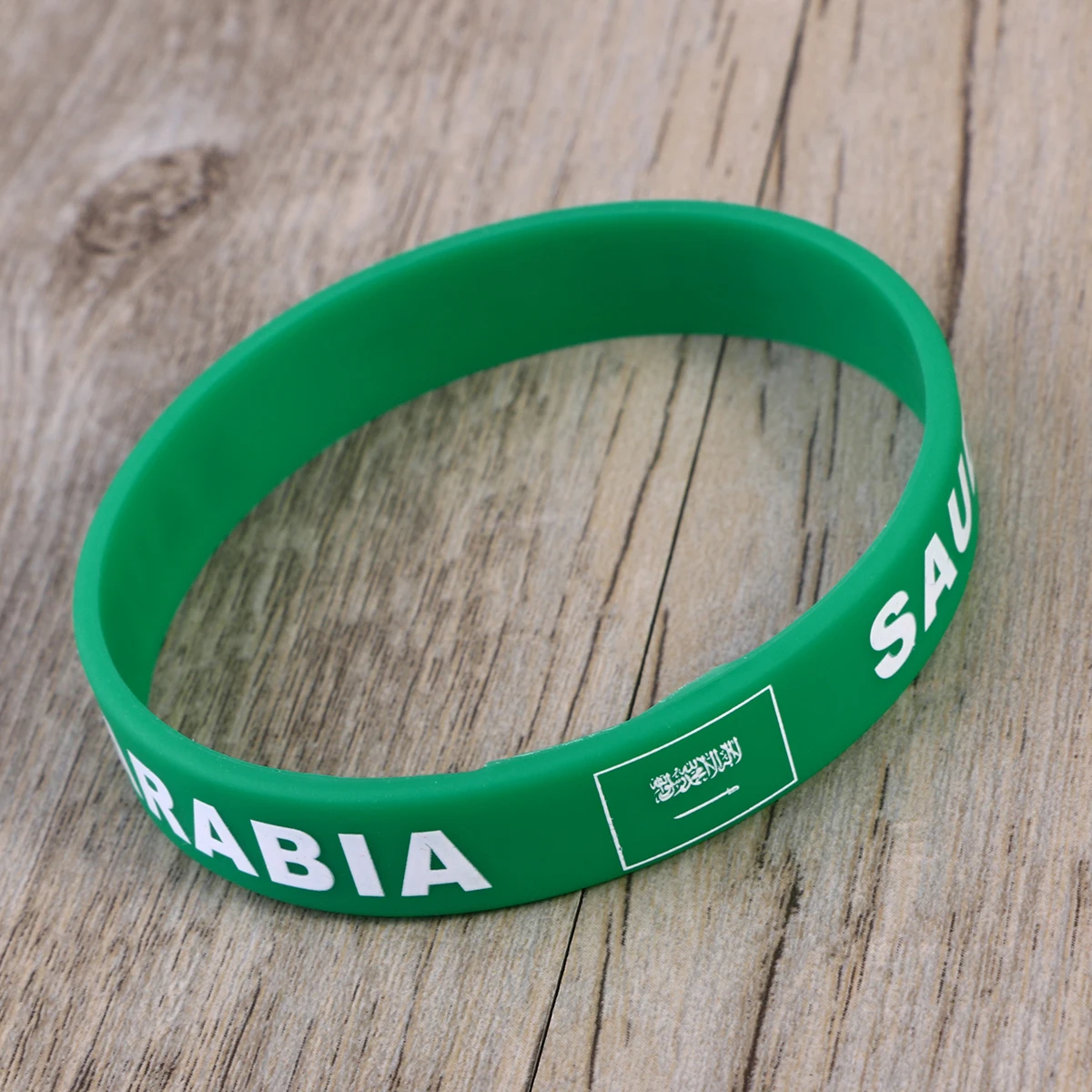 6 Pcs Wrist Band Silicone Bracelet Event Wristbands National Flag Bulk Decorative