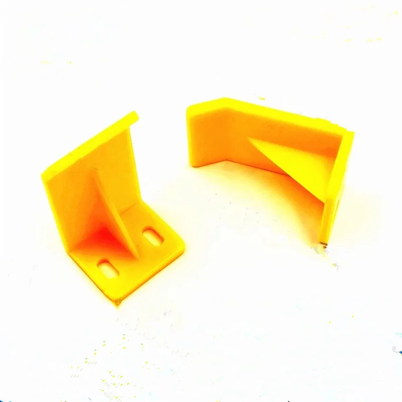 2 pezzi pezzo di posizionamento giallo plastica fissa Anti-movimento Stop PCB Test Rack accessori per dispositivi ICT