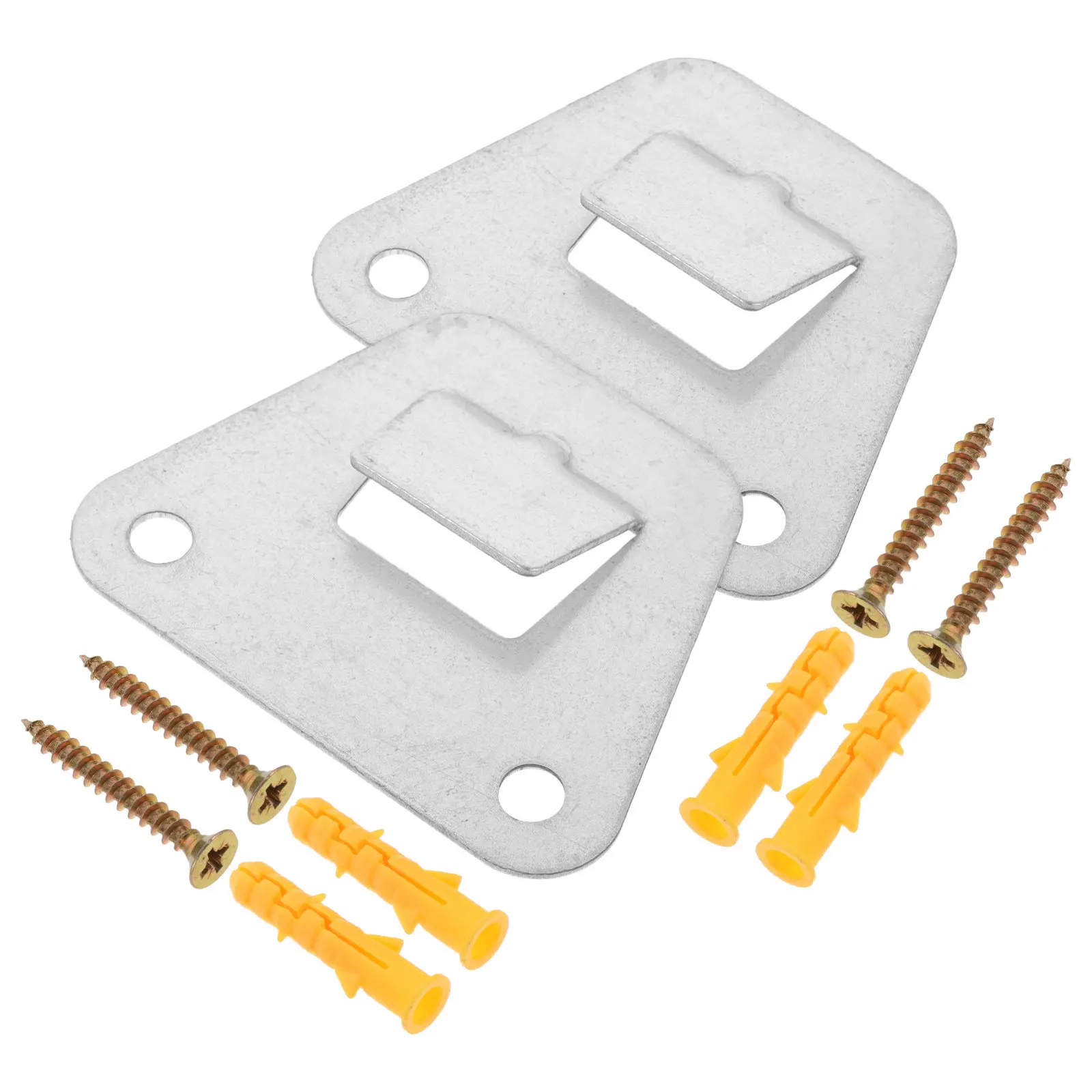 1Set Heavy Duty Steel Wall Fan Mount Bracket Flat Design for Home Office Commercial Use Easy Install Secure Fan Holder Universal