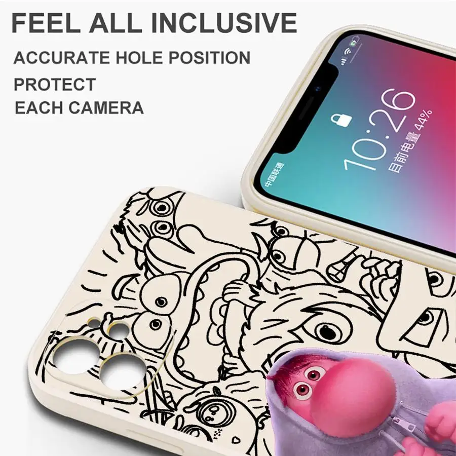 حافظة هاتف لهاتف Xiaomi Mi 13 11 12 Lite 10T 11T 12T Pro غطاء ناعم من Disney Inside Out