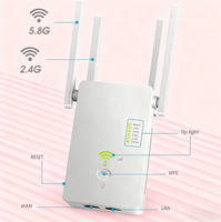 AC1200 Wireless 5G WiFi Extender/Router/AP Dual Band Repeater Booster Signal 802.11AC Long Range 1200Mbps Wi-Fi Access Point
