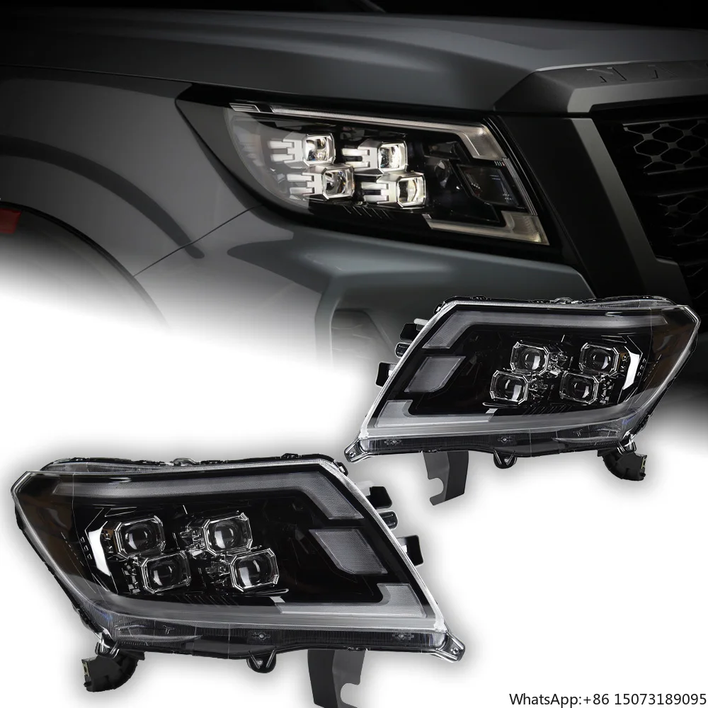 

Car Lights for Navara Headlight Projector Lens 2015-2021 NP300 Dynamic Signal Frontier Head Lamp LED Headlights Drl Auto