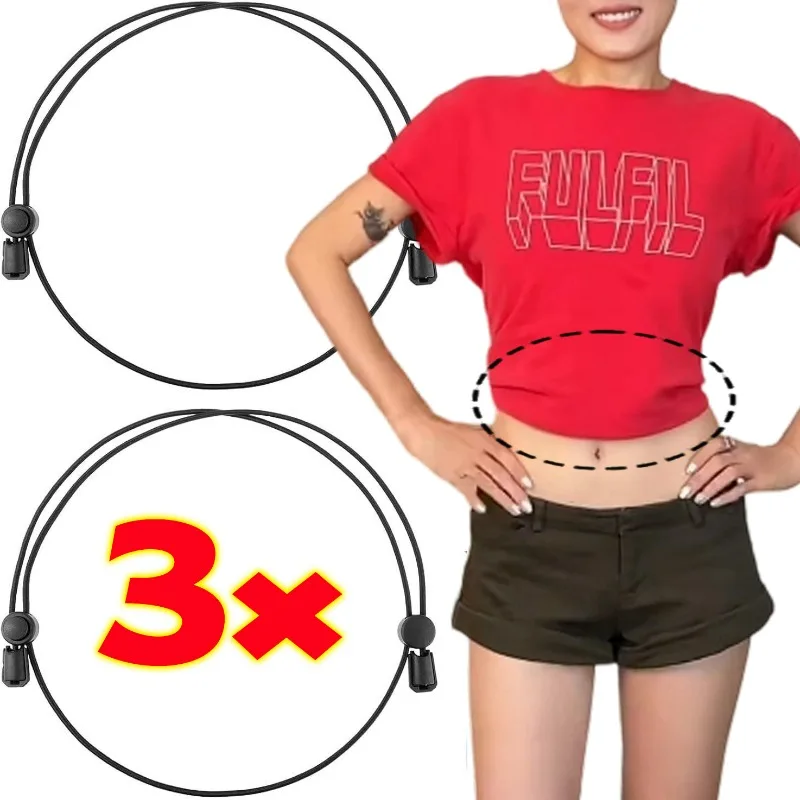 1/3Pcs Elastic Crop Tuck Tool Band Women Men Sweater Lock Undergarment Belt Anti Wrinkles Tieback Adjustable Invisible Belt