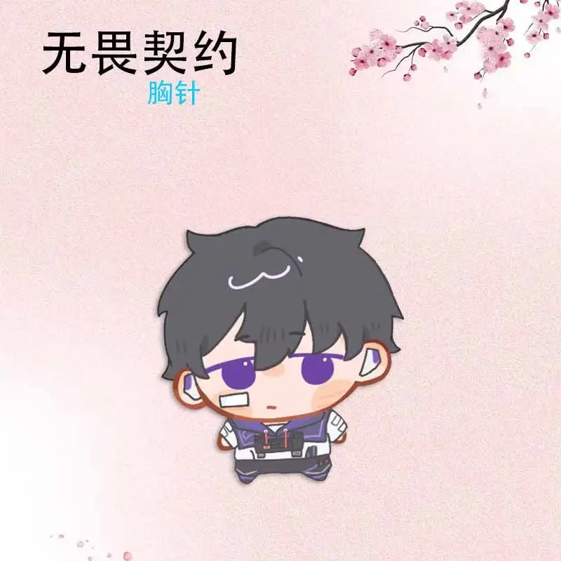 VALORANT أنيمي بروش شارات لعبة راينا اومين سكاي دبابيس الإكسسوارات لحقيبة الملابس قلادة الاطفال الأصدقاء هدية لمحبي اللعب كوس #6