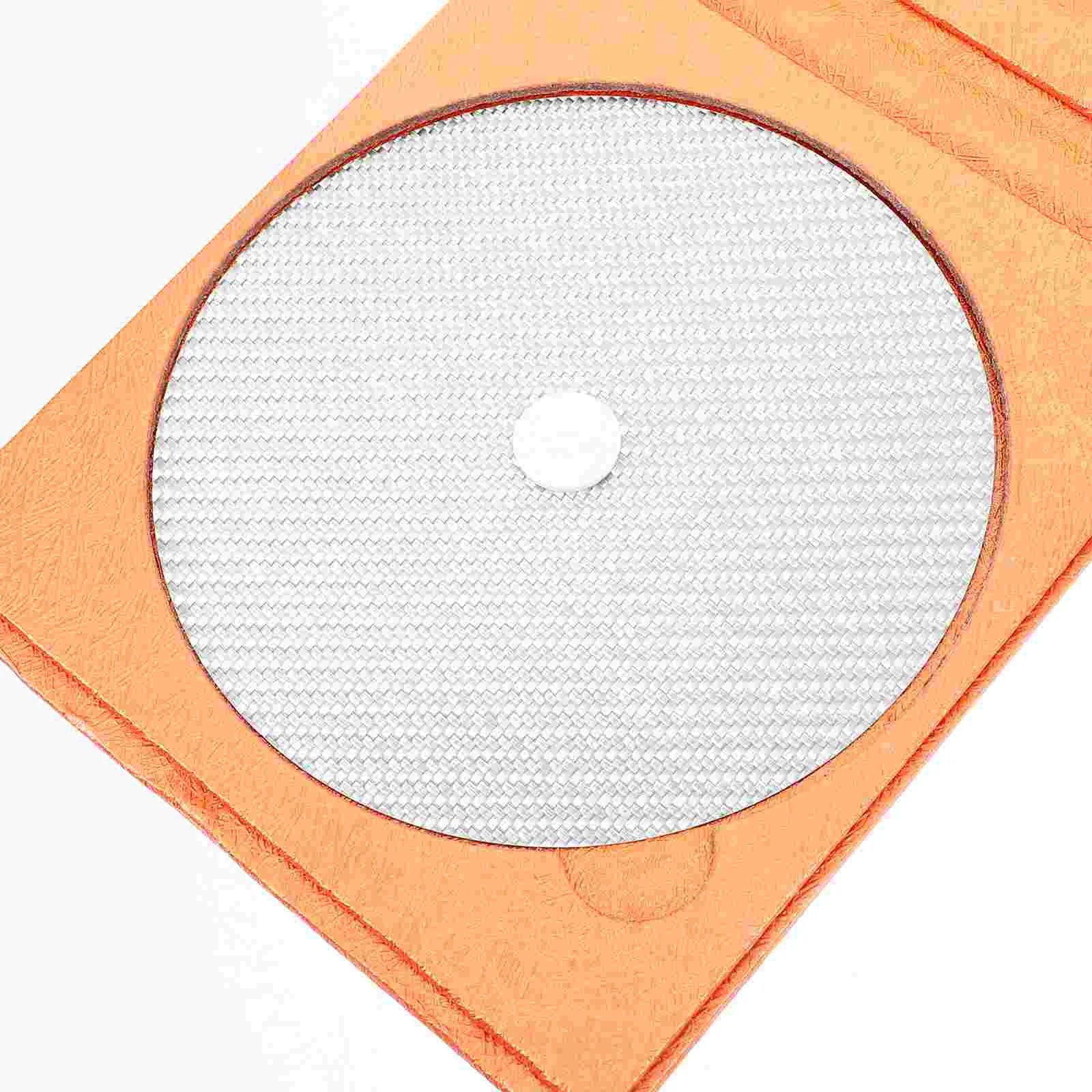 CD Tuning Pad Carbon Fiber Disc Tuning Mat CD Player Tuning Mat Disc Stabilizer Mat Disc Tuning Pad Carbon Fiber Stabilizer